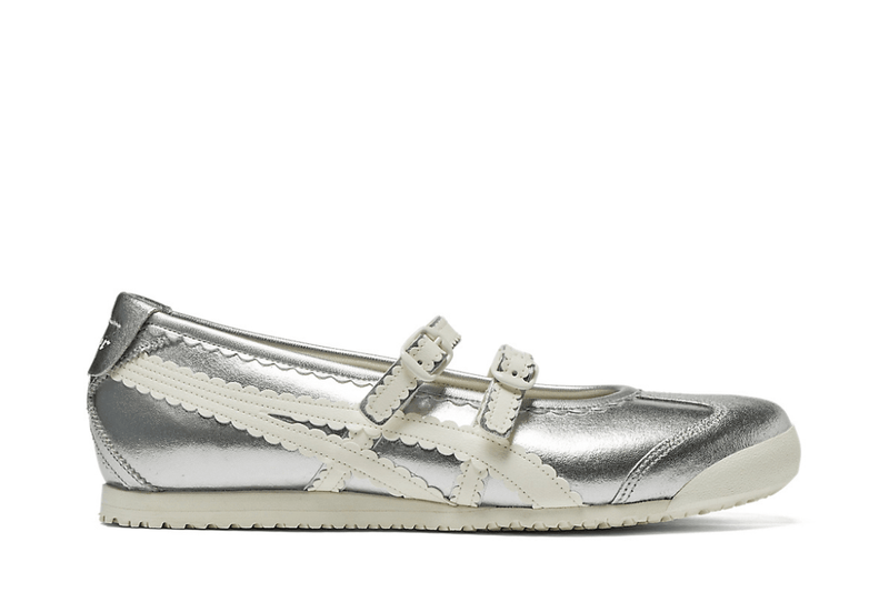 Tênis Onitsuka Tiger Mexico 66 TGRS Silver Cream Prateado