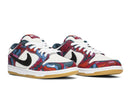 Tênis Parra x Nike SB Dunk Low Pro Abstract Art Colorido