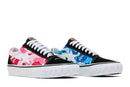 Tênis Vans Old Skool Lx  x Bape Abc Camo Pink Blue Green Preto